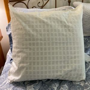PAIR of Euro Pillow 24 inch sq, 7 inch deep